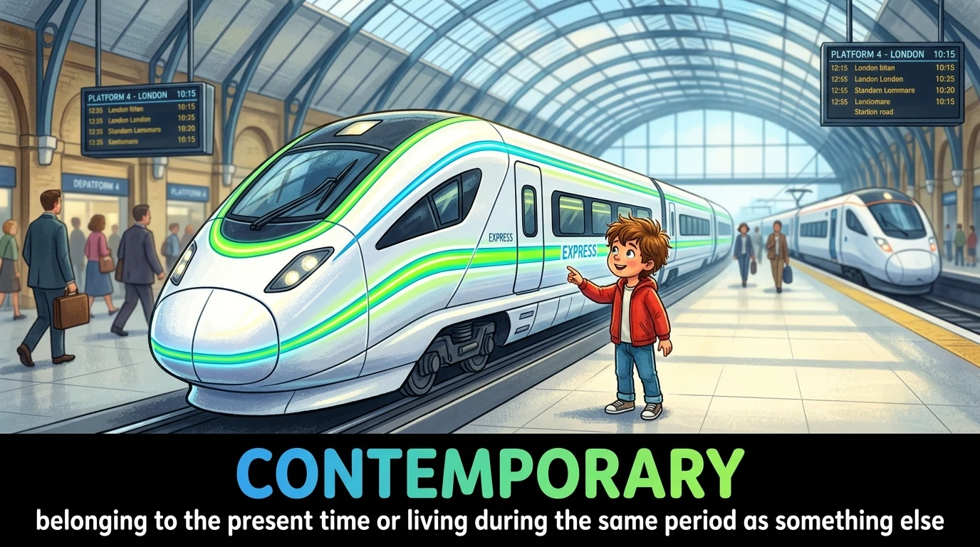 English Illustration for contemporary